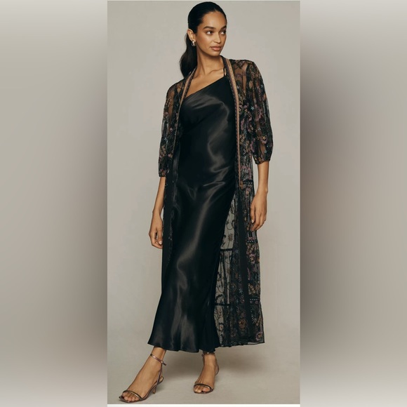 Anthropologie Other - BL-NK TULLE DUSTER KIMONO- Anthropologie